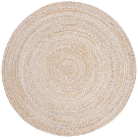 Safavieh Braided Global Round Hand-Woven Rugs, Beige - 6 x 6 ft. BRD452B-6R